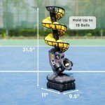Furlihong 3802PBH Pickleball Launcher with Adjustable Speed
