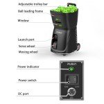 PP-Smart Pickleball Machine | Portable Automatic Ball Launcher for Practice & Training | Adjustable Speed & Spin | Remote Control | Rechargeable Battery | Indoor/Outdoor Use | Holds 80+ Balls (red)
