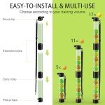 SELMOR 17 Balls Pickleball Ball Retriever & Ball Holder Storage with Strap, Back Saver for Pickleball Accessories, Quick for Pickleball Tube Ball Pickup