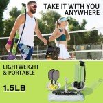 SELMOR 17 Balls Pickleball Ball Retriever & Ball Holder Storage with Strap, Back Saver for Pickleball Accessories, Quick for Pickleball Tube Ball Pickup