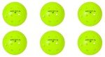 Neon Pickleball Balls Pack of 6 USAPA Approved