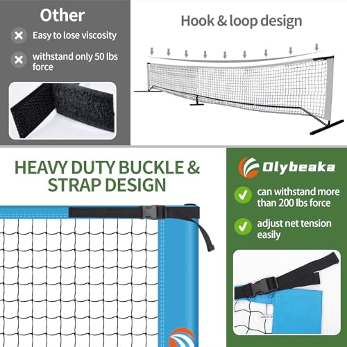 Portable Pickleball Net System with USAPA Regulation Size