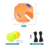 Westant Match Buddy Pickleball Trainer - Pickleball Practice Rebounder with 2 Balls, Pickleball Training Aids for Adults, Kids, Ideal Pickleball Gift for Women and All Pickleball Lovers