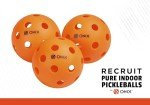 Onix Recruit Indoor Ready to Play Superior Welding Design Pickleball Ball