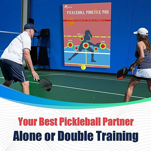 Pickleball Wall Practice Pad with Dink Master Rebounder