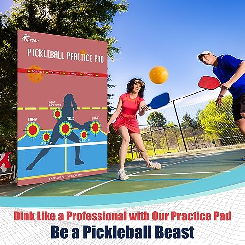 Pickleball Wall Practice Pad with Dink Master Rebounder