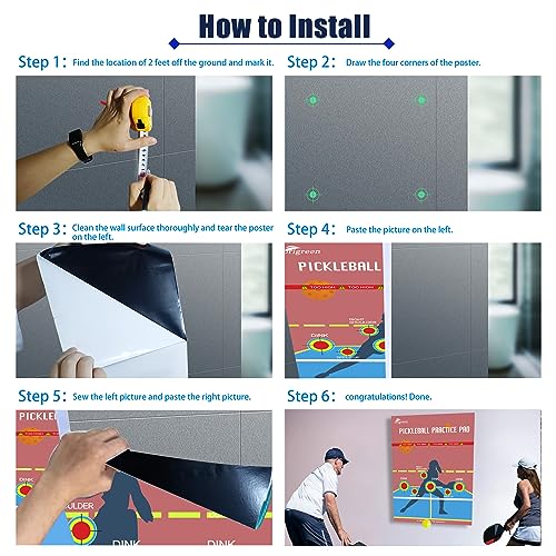 Pickleball Wall Practice Pad with Dink Master Rebounder