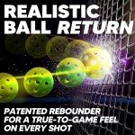 Pickleball Rebounder Training Aid: Adjustable Angles, Easy Setup & Storage - Improve Your Forehand, Backhand, Dink, and Volley Accuracy, & Develop Your Kitchen Game