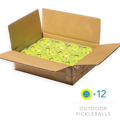 Franklin Sports Outdoor X-40 Pickleball Balls - 12 Pack