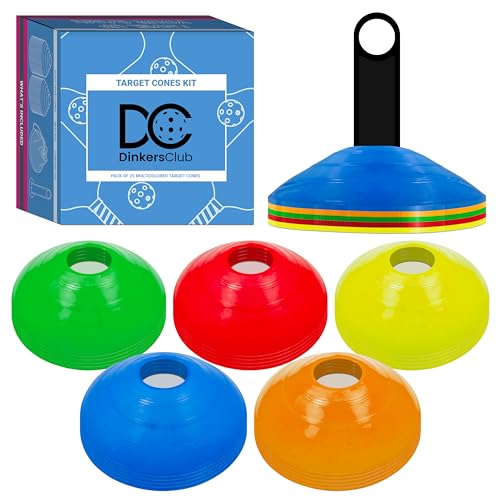 DINKERSCLUB Pickleball Training Aids & Sports Cones Pack