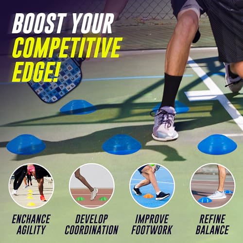 DINKERSCLUB Pickleball Training Aids & Sports Cones Pack