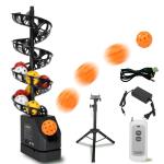 Pickleball Machine, Automatic Pickleball Launcher Machine, Holds 29 Pickleballs, Three Power Modes - Power Bank/Batteries/Ac Power, Adjustable Tossing Speed and Angle, Suitable for All People