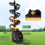 Pickleball Machine, Automatic Pickleball Launcher Machine, Holds 29 Pickleballs, Three Power Modes - Power Bank/Batteries/Ac Power, Adjustable Tossing Speed and Angle, Suitable for All People