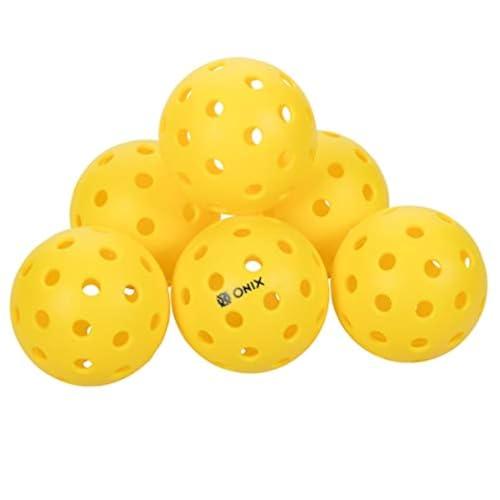 Onix Pure 2 Outdoor Pickleball Balls Yellow 6-Pack