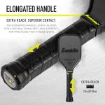 Franklin Sports Sweet Spot Training Pickleball Paddle - The Original Pickleball Trainer Practice Paddle - Mini Paddle Head + Extra Long Handle for Shot + Swing Training - 16mm Core + T700 Carbon Face
