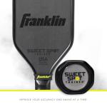Franklin Sports Sweet Spot Training Pickleball Paddle - The Original Pickleball Trainer Practice Paddle - Mini Paddle Head + Extra Long Handle for Shot + Swing Training - 16mm Core + T700 Carbon Face