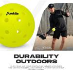 Franklin Sports X-40 Yellow Pickleballs - 36 Pack