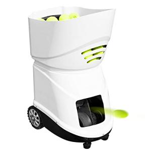 Yarsanor Portable Tennis Ball Machine only 42lb, Multi-Ball Practice for Spotting Ball Launcher for Beginners/Kids/Coaches/Home-Cour, Transform Your Pickleball Training with Smart Technology