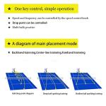 Yarsanor Portable Tennis Ball Machine only 42lb, Multi-Ball Practice for Spotting Ball Launcher for Beginners/Kids/Coaches/Home-Cour, Transform Your Pickleball Training with Smart Technology