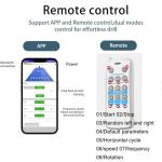 Portable Pickleball Machine, Mini Pickleball Ball Launcher Practice Equipment, with Remote, Smart App Control, 45 Ball Capacity, Ball Speed 8-60km/h, Install An Extension Fence, for Kids/Beginners