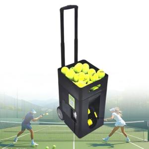 Portable Pickleball Machine - Adjustable Speed & Spin, Multi-Serve Modes, Perfect Pickleball Trainer & Ball Thrower for Practice, Elevation & Frequency Control