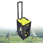 Portable Pickleball Machine - Adjustable Speed & Spin, Multi-Serve Modes, Perfect Pickleball Trainer & Ball Thrower for Practice, Elevation & Frequency Control