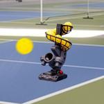 getuse Pickleball Machine Device Portable Single Player Practice Angle Adjustable Serving Machine Ball Server