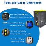 Tennis Ball Machine for Practice, Pickleballs Trainer – 4H Battery App & Remote Convenience Control Complete Training Mode for Beginners