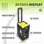 Portable Pickleball Machine - Adjustable Speed & Spin, Multi-Serve Modes, Perfect Pickleball Trainer & Ball Thrower for Practice, Elevation & Frequency Control