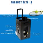 Tennis Ball Machine for Practice, Pickleballs Trainer – 4H Battery App & Remote Convenience Control Complete Training Mode for Beginners