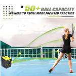 Portable Pickleball Machine - Adjustable Speed & Spin, Multi-Serve Modes, Perfect Pickleball Trainer & Ball Thrower for Practice, Elevation & Frequency Control