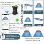 CUTPOIY Pickleball Ball Machine, Portable Automatic Ball Launcher Thrower, APP Intelligent Control/80 Large Capacity, Pickleball Practice Equipment, for All Pickleball Players Lovers