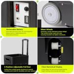 Automatic Pickleball Machine with WiFi App - 60km/h Speed, 40-Ball Capacity, Ideal for Beginners & Intermediate Players, Enhance Your Practice Sessions