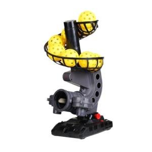 Zani Puff Pickleball Machine Portable Ball Server - Holds 9 Balls, Tripod Compatible, PP Material for Solo Practice