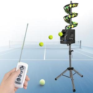 LURECAQING Pickleball Machine Ball Thrower, 28 Pickleballs Capacity,2/3/4Sec Frequency,Angle/Speed of Serve are Adjustable,60-105CM Adjustable Tripod,for Practice and Training Luxurymodel