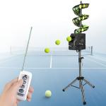 LURECAQING Pickleball Machine Ball Thrower, 28 Pickleballs Capacity,2/3/4Sec Frequency,Angle/Speed of Serve are Adjustable,60-105CM Adjustable Tripod,for Practice and Training Luxurymodel