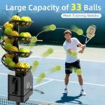 Pickleball Machine Ball Thrower,Portable Pickle Ball Launcher Machine with Remote Control for Practice,Built-in 5200mAh Lithium Battery,Training Aids and Gifts for Beginners Upgradedversion