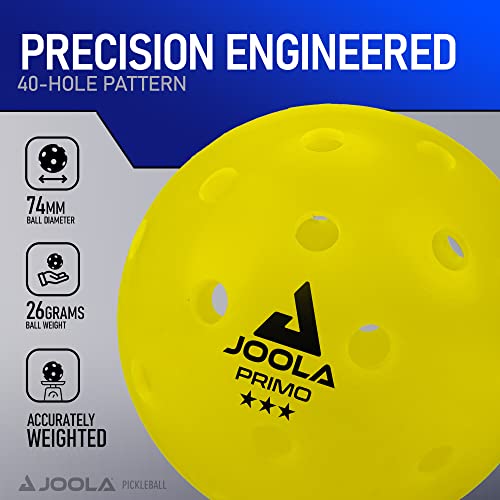4 Pack JOOLA Primo Tournament Pickleball Balls