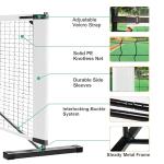 Outdoor Pickleball Net System – 22FT Regulation Net for Driveway with HeavyDuty Metal Frame, 4 Paddles, 4 Outdoor Balls & Carry Bag, Weather Resistant, Portable for Backyard, Park, Beach & Camping