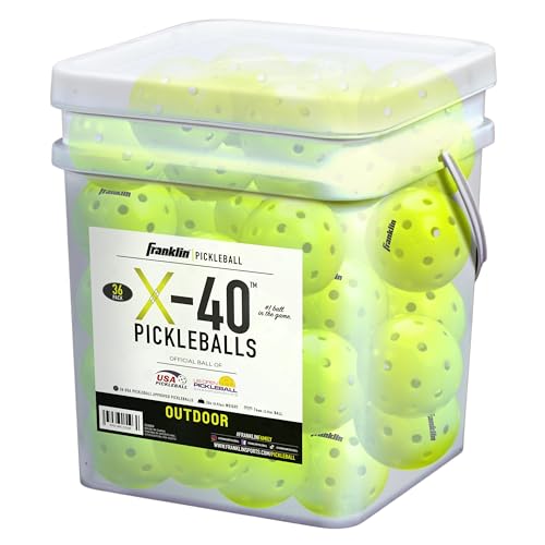 Franklin Sports X-40 Yellow Pickleballs - 36 Pack