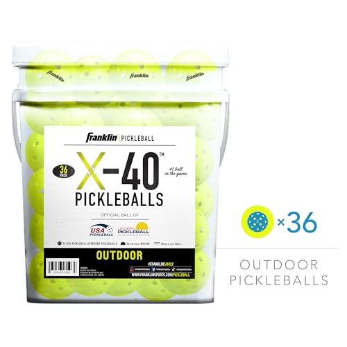 Franklin Sports X-40 Yellow Pickleballs - 36 Pack