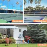 MR Tennis Targets, Portable Pickleball Hitting Target w/High-Visibility Markers, Advanced Tennis Training Targets, Tennis and Pickleball Serve Training Aid for Practice & Skill Improvement, Pack of 2