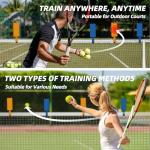 MR Tennis Targets, Portable Pickleball Hitting Target w/High-Visibility Markers, Advanced Tennis Training Targets, Tennis and Pickleball Serve Training Aid for Practice & Skill Improvement, Pack of 2