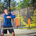 MR Tennis Targets, Portable Pickleball Hitting Target w/High-Visibility Markers, Advanced Tennis Training Targets, Tennis and Pickleball Serve Training Aid for Practice & Skill Improvement, Pack of 2