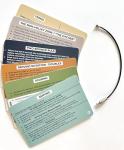 Pickleball Rules Bag Tags - Pickleball Rules Made Easy - Courtside Rules Reference - Quick Start Guide| Pickleball Rulebook | Pickleball Gift | Follows USA Pickleball Rules