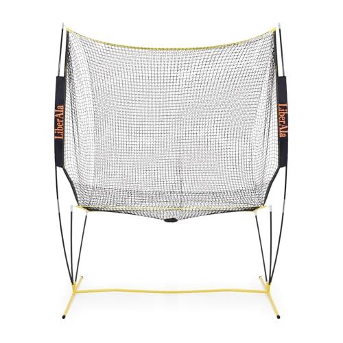 LiberAla Portable Pickleball Net & Ball Collector ，Smart Recycling Net for Pickle Ball, Tennis, Baseball Practice Equipment ，Collapsible Pickleball Trainer for Indoor/Outdoor