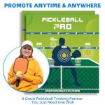Dink Master Pickleball Practice Board with 2 Packs Squeegee for Vinyl - Convenient Rebounder Training Aid - Practice Dinks and Improve Pickleball Gaming Ability
