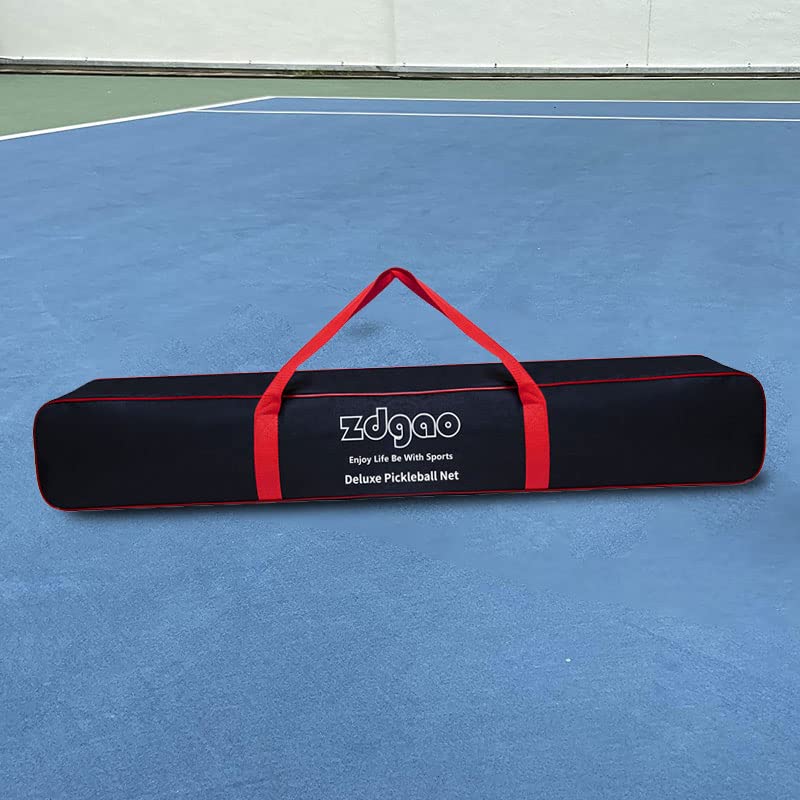 Portable Pickleball Set with 4 Paddles, Net, Balls & Bag
