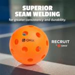 Onix Recruit Indoor Ready to Play Superior Welding Design Pickleball Ball