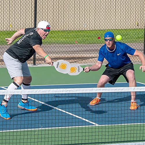 Portable Pickleball Set with 4 Paddles, Net, Balls & Bag